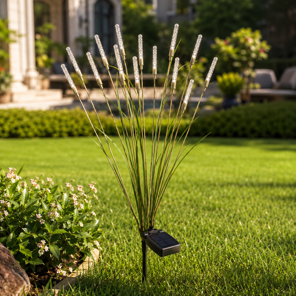 Solar Bubble Stick Garden Stake Lights for Pathways, Lawns, and Flower Beds