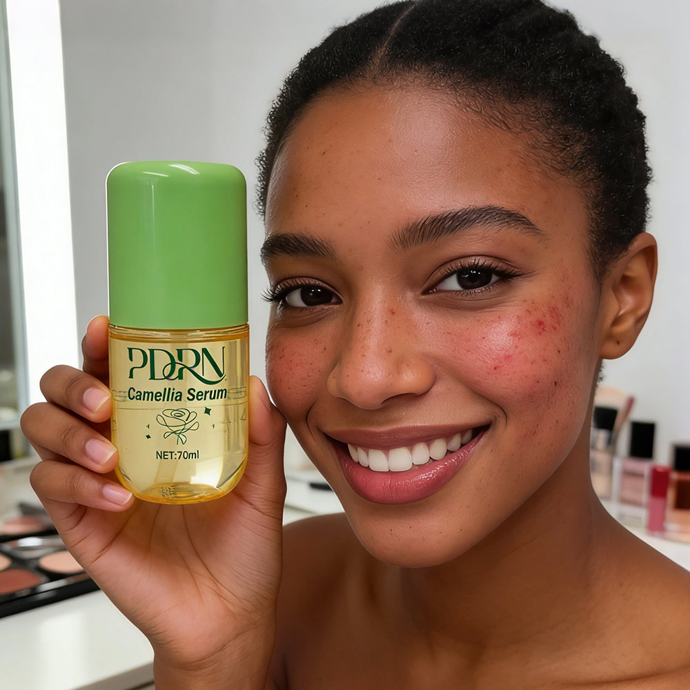 Camellia PDRN routine for dry tight sensitive skin